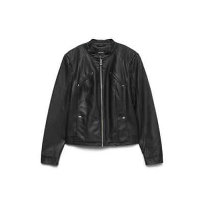 Abbildung von Vero Moda Favodona AW23 Coated NOOS Kunstlederjacke, Damen, Größe: XL, Black