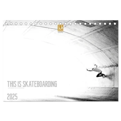 Abbildung von THIS IS SKATEBOARDING 2025 (Tischkalender DIN A5 quer), CALVENDO Monatskalender