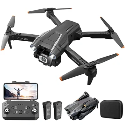Abbildung von OKYUK i3 PRO Drohne mit kamera 4k, 50 Min. Flugzeit, unter 139 g, 200 Meter FPV Übertragung, bürstenloser Motor. Follow Me/Return/Fotografie/Video, RC Quadcopter für Anfänger, Erwachsene (Schwarz)
