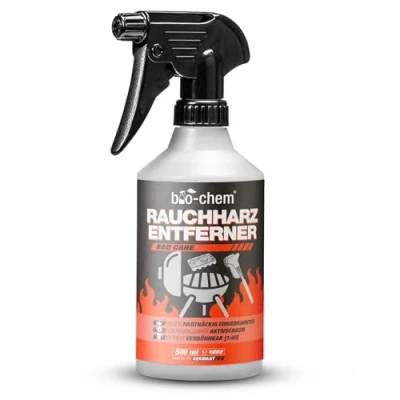 Abbildung von bio chem Rauchharz Entferner 500 ml Backofen und Grillreiniger Konzentrat für Gasgrill, Edelstahl, Gusseisen u.v.m. Extrem kraftvolle Formel gegen hartnäckige Ablagerungen Made in DE
