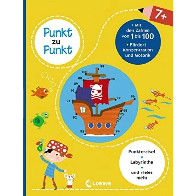 Abbildung von Punkt zu Mit den Zahlen von 1 bis 100: Lernspiele für Kinder ab 7 Jahre