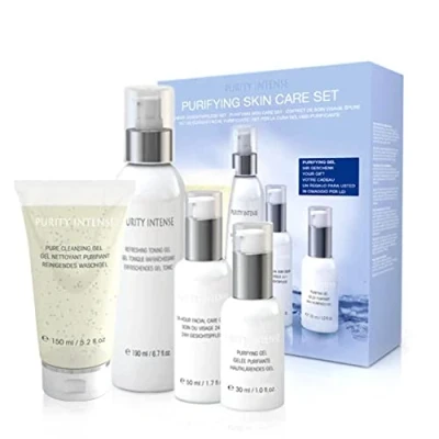 Abbildung von Purity Intense Klärendes Gesichtspflege Set; être belle Cosmetics; gegen Akne und ölige Haut; Reinigendes Waschgel + Erfrischendes Gel Tonic 24h Hautklärendes
