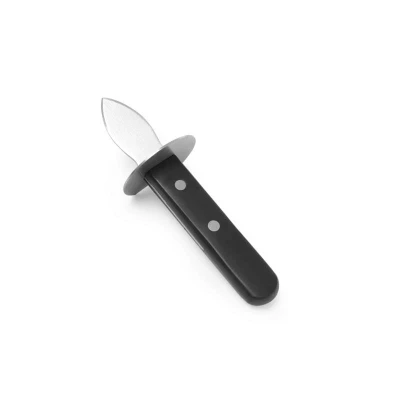Abbildung von HENDI Austernmesser 17 cm Profi Edelstahl / POM Kunststoff rund spülmaschinengeeignet