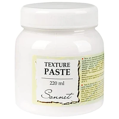 Abbildung von Sonnet Strukturpaste Leinwand auf Wasserbasis mit Sand 220ml für Acrylmalerei, Ölfarben, Tempera und Gouache Hergestellt von Nevskaya Palitra