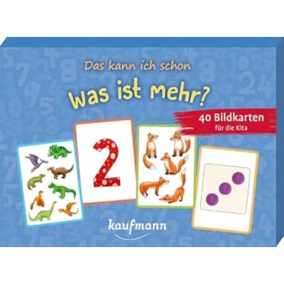 Abbildung von Das kann ich schon! Was ist mehr?: 40 Bildkarten für die Kita (40 Kindergarten, etc.: Praxis und Spielideen Kinder)