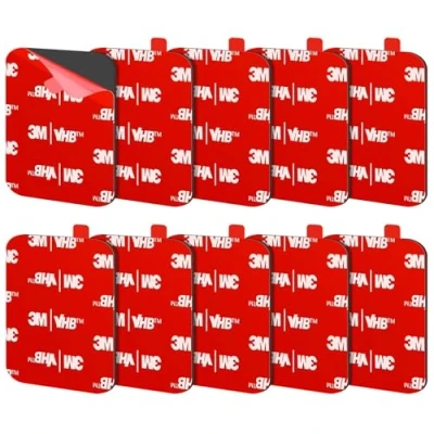 Abbildung von FIXCHORD 3M VHB 5930 Doppelseitiges Klebepads Extra Stark, 10St Klebeband, Montageband, wasser &amp; temperaturbeständig für Autos, Häusern und Büros, Action Kameras 50 * 50mm