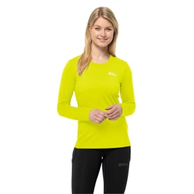 Abbildung von Jack Wolfskin Damen Sky Thermal L/S Wander Shirt, Firefly, L EU