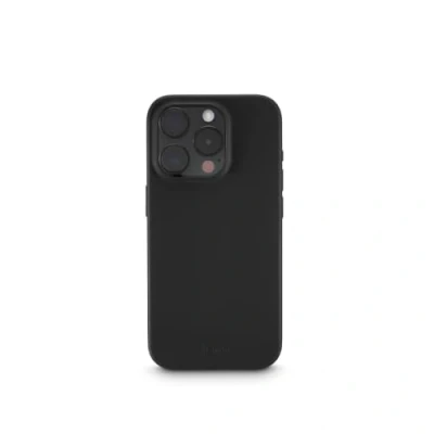 Abbildung von Hama Hülle für iPhone 16 Pro Max (Handyhülle, stoßfest, Kratzfest, Elegante Schutzhülle Rückseite, weich, Slim, softe Oberfläche, Wireless Charging kompatibel) schwarz