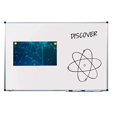 Abbildung von Legamaster 7 102043 Whiteboard Premium, lackierter Stahl mit Spezialbeschichtung, 90 x 60 cm