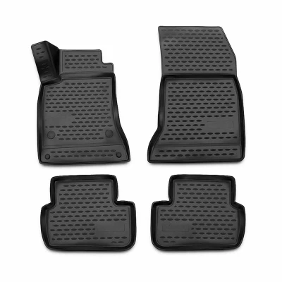 Abbildung von OMAC 4737444 Fußmattensatz TPE (thermoplastischer Elastomer) 4 schwarz MERCEDES BENZ: B Klasse