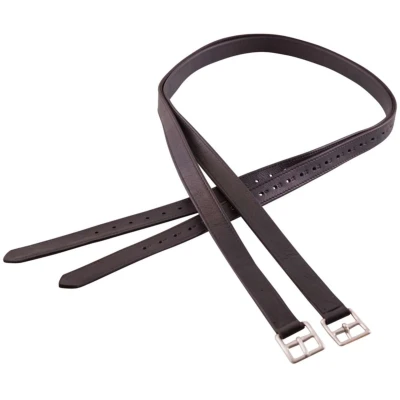 Abbildung von BR Steigbügel Leder Nylon 145 Schwarz / Silber