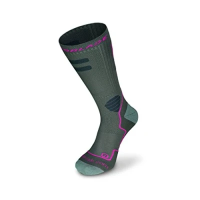 Abbildung von Rollerblade High Performance Damen Socken, Inlineskating, Multisport, Dunkelgrau und Rosa, Klein
