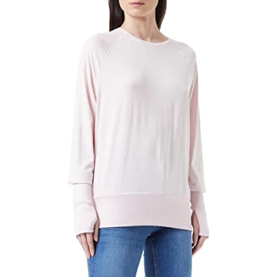 Abbildung von ESPRIT Damen Sus Ls Bk Open Sweatshirt, Light Pink, XXL EU