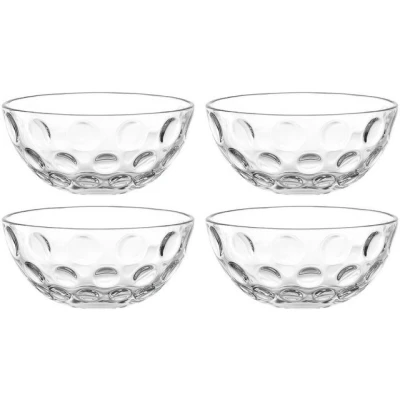 Abbildung von LEONARDO Schale &quot;CUCINA OPTIC, 4er Set&quot;, 4 tlg., aus Glas, Spülmaschinengeeignet