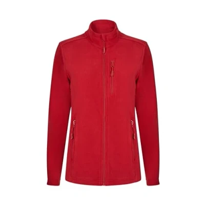 Abbildung von VELILLA Damen Fleecejacke, rot, 38