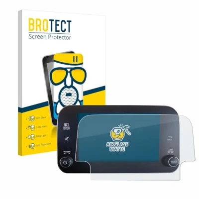 Abbildung von BROTECT Entspiegelungs Schutzglas für Fiat Tipo 2016 2019 Uconnet 7&quot; Schutz Folie Panzerfolie Glas Matt [Extrem Kratzfest 9H, Anti Reflex]