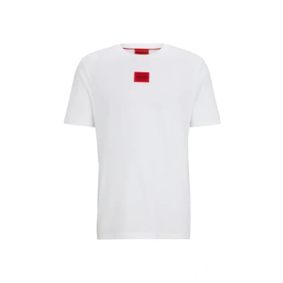 Abbildung von HUGO Diragolino Tshirt basic, Herren, Größe: XS, White