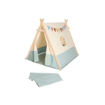 Abbildung von Pinolino® Spielzelt Yuma mit Zeltstangen aus Holz