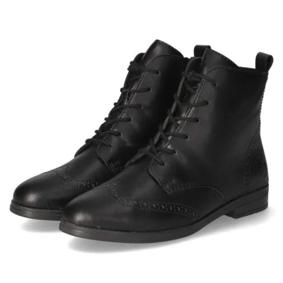 Abbildung von Rieker Schnürstiefelette, Schnürboots, Blockabsatz, mit Anziehlasche