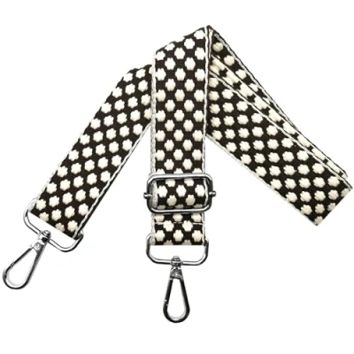 Abbildung von Taschengurt Verstellbarer Schultergurt für Taschen, Taschengurte zum Wechseln, Damen Tragegurt Breit 3.8cm mit Silber Karabiner, Schulterriemen, Tasche Schultertasche Kaffee Basis, O4