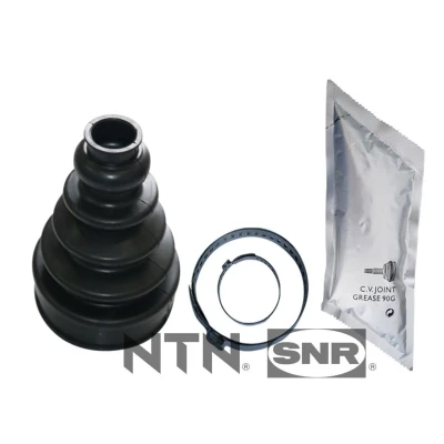 Abbildung von SNR IBK60.003 Achsmanschette getriebeseitig Gummi AUDI: A6 C5 Avant, A4 B6 C6 VOLVO: V40 Kombi, S80 I, V70 2, FIAT: BRAVO Idea