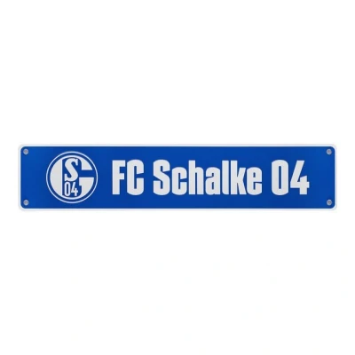 Abbildung von FC Schalke 04 Metallschild Nummernschild mit Saugnapf