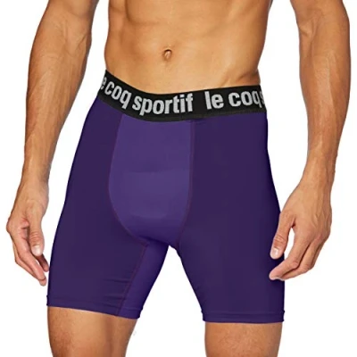 Abbildung von Le Coq Sportif Herren Training Smartlayer Short M Kurze Hose, Violett, XL