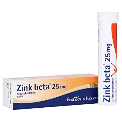Abbildung von ZINK BETA 25 Brausetabletten 20 St