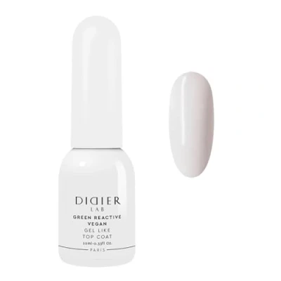 Abbildung von Didier Lab Premium Top Coat Veganer Nagellack Schnelltrocknend Überlack für Nägel Klassischer Maniküre Ohne UV Licht Hema Free Lack Natürliche Inhaltsstoffe Langanhaltend 10ml