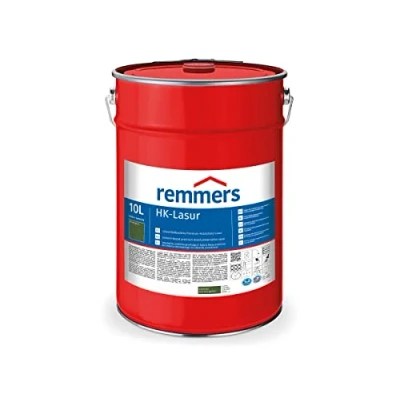 Abbildung von Remmers HK Lasur 3in1 tannengrün, 10 Liter, Holzlasur aussen, 3n1: Imprägnierung, Grundierung &amp; Lasur, Holzschutz vor Feuchtigkeit UV Strahlung