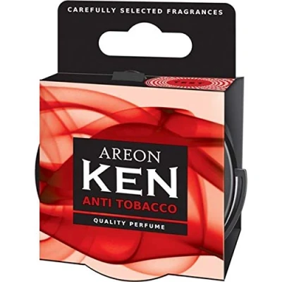 Abbildung von Areon Ken Lufterfrischer Dose Auto Duft Anti Tabak Autoduft Duftdose Wohnung Erfrischer 3D Set ( Tobacco Pack x 3 )