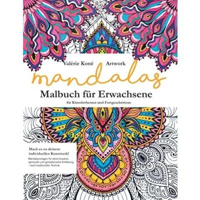Abbildung von Mandala Malbuch für Erwachsene: Individuelle Kunstwerke Künstlerherzen und Fortgeschrittene