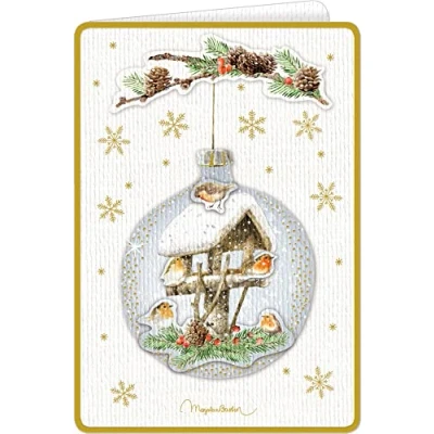 Abbildung von 3D Weihnachtskarten mit Kuvert Zauberhafte Weihnachten Marjolein Bastin, Sortierte Model