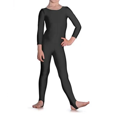 Abbildung von Roch Valley Damen Langärmeliger Catsuit aus Nylon/Lycra, Schwarz, S