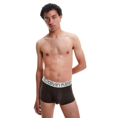 Abbildung von Calvin Klein Underwear LOW RISE Trunk 3 PACK Panties black/grey/sky, Herren, Größe: XL, Black/grey/sky