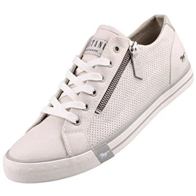 Abbildung von Mustang Shoes Sneaker, Retro Schnürschuh mit Kontrastbesätzen