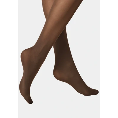 Abbildung von KUNERT Damen Kniestrümpfe Velvet 40 druckfreier Bund DEN Espresso 4800 39 42