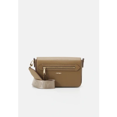 Abbildung von DKNY Bryant AVE FLAP Umhängetasche, Damen, Größe: One Size, Taupe