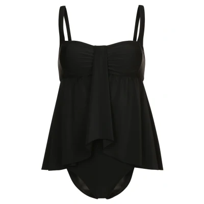 Abbildung von Lascana Swimsuit Rubel Badeanzug, Damen, Größe: 36xB, Solid black