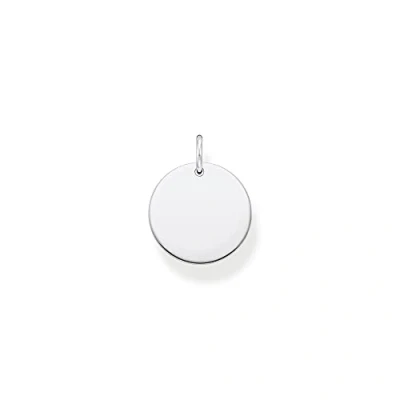 Abbildung von Thomas Sabo Damen Coin Anhänger, individuell kombinierbar, 925 hochwertiger Sterlingsilber, Maße: 17,50 x mm, PE923 001 21