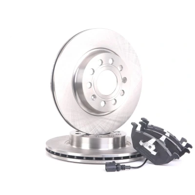 Abbildung von MAPCO 47832 Bremsscheiben und beläge Vorderachse Belüftet inkl. Verschleißwarnkontakt VOLKSWAGEN: Golf 5 Variant, Plus / Crossgolf kfzteile,