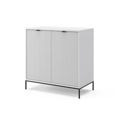 Abbildung von Vicco Kommode Eliza, Weiß, 80 x 81.2 cm mit 2 Türen