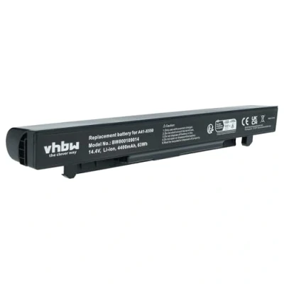 Abbildung von vhbw 1x Akku kompatibel mit Asus P450V, P450VB, P450LC, P450LB, P450LA, P550CA, P450VC, P550C Notebook (4400 mAh, 14,4 V, Li Ion)
