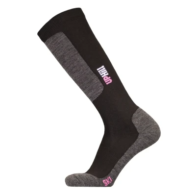 Abbildung von Uphillsport Skihalla Sportsocken, Größe: 35 38, Black with pink