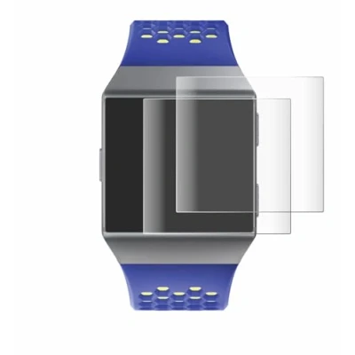 Abbildung von BROTECT 2 Stück Full Cover Schutzfolie für Fitbit Ionic Screen Displayschutz Folie [3D Curved, Anti Fingerprint, Kristall Klar]