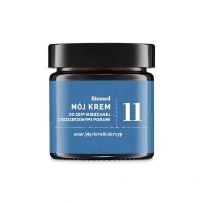 Abbildung von Fitomed Naturkosmetik Gesichtscreme für Mischhaut 55g Vegan Feuchtigkeitscreme Gesicht mit Hamamelis und Schwarzkümmel Verkleinerung der Poren