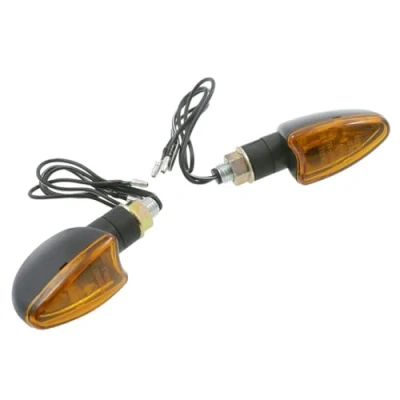 Abbildung von Blinker Mini Motorrad, ARROW, schwarz, kurzer Arm, Paar, Quad, Roller