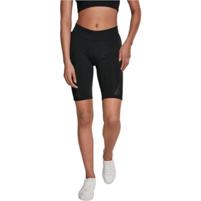 Abbildung von Urban Classics Ladies TECH Cycle Shorts Shorts, Damen, Größe: Large, Black