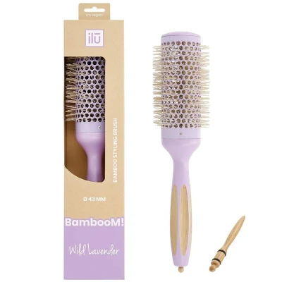 Abbildung von Bamboom Styling Wild Lavender Round Brush 43mm