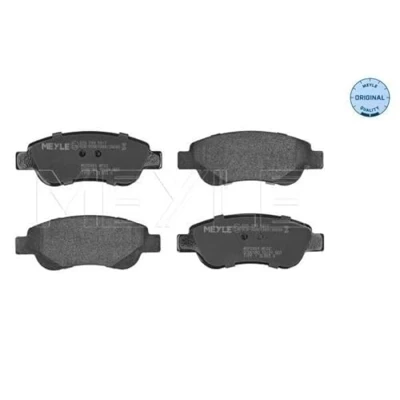 Abbildung von MEYLE 025 239 5917 Bremsbelagsatz ORIGINAL Quality Vorderachse exkl. Verschleißwarnkontakt mit Anti Quietsch Blech TOYOTA: Aygo